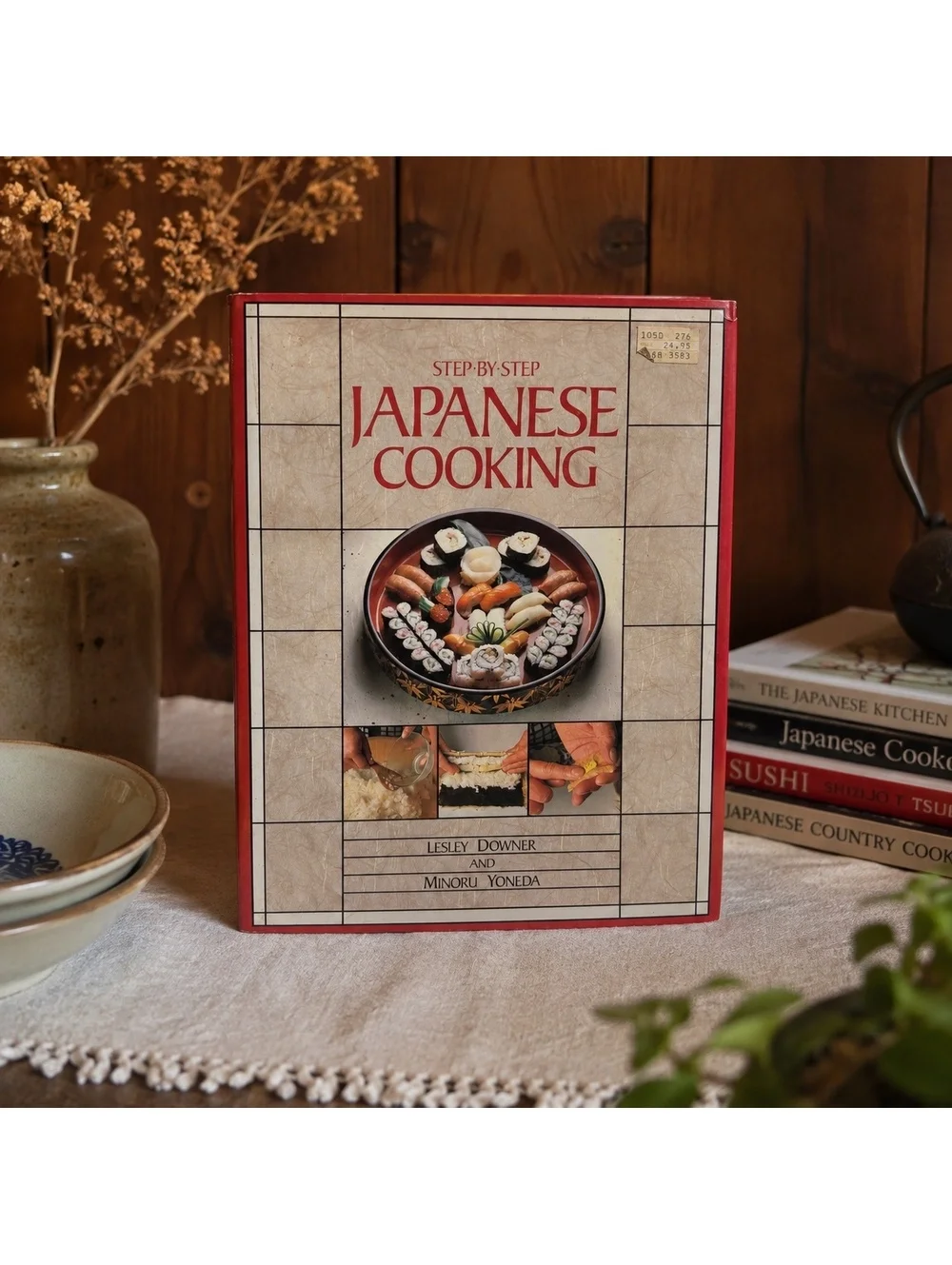 Vintage 1986 Step-By-Step Japanese Cooking Cookbook Lesley Downer Minoru Yoneda